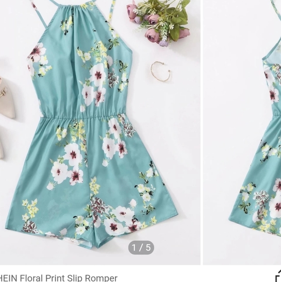 SHEIN Dresses & Skirts - Shein romper size medium.